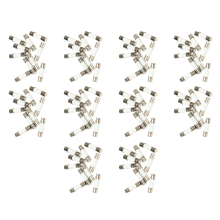 10Pcs 250V 0.5A 500mA Fast Blow Ceramic Fuses Tubes 5mm x 20mm