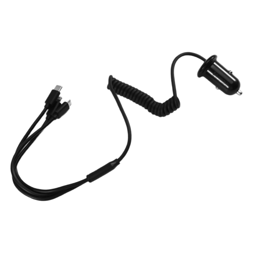 Car Charger 3 Interface Universal Phone Charging for IOS Android 2