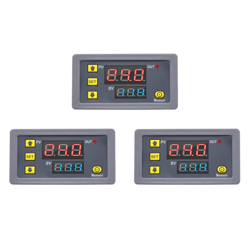 Digital Time Delay Relay LED Display Cycle Timer Control DC12V