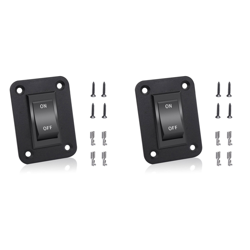 On-Off Switch 12V 20A 4 Pins Dpst Rocker Switch Panel Rv Light Switch 4713376322640