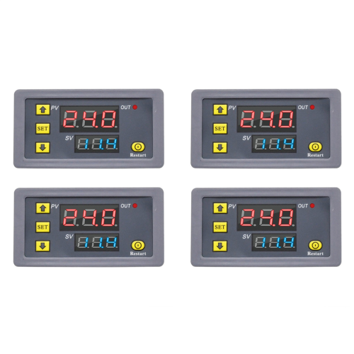 Digital Time Delay Relay LED Display Cycle Timer Control AC110-220V