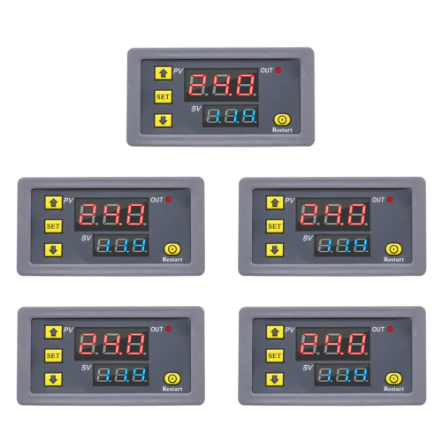 Digital Time Delay Relay LED Display Cycle Timer Control AC110-220V