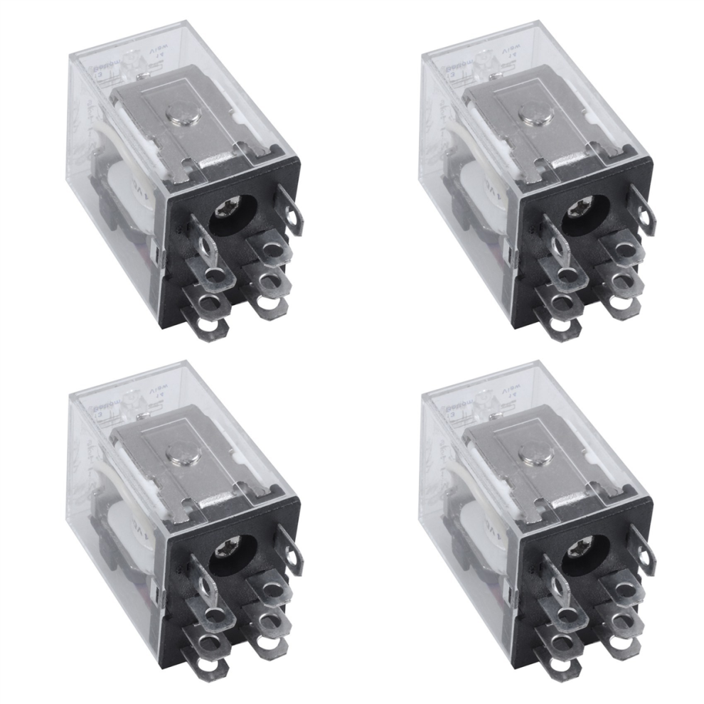 Dc 12V Coil 10A 240Vac 28Vdc Dpdt Electromagnetic Relay Jqx-13F2z 4713376320554