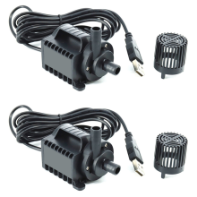 5V Submersible Water Pump 0-600L/H Fountain Pump 8 Levels Adjustable