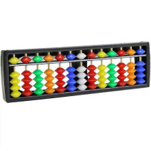 Portable Arithmetic Abacus with Color Beads Mathematical Calculation Tool Abacus HG