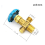 DN4 15MPa Oxygen Cylinder Valve Qf-2 Copper Oxygen Cylinder Nozzle 4