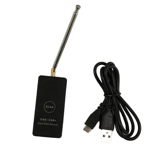 Car + Digital Radio Box + Receiver Antenna USB Interface