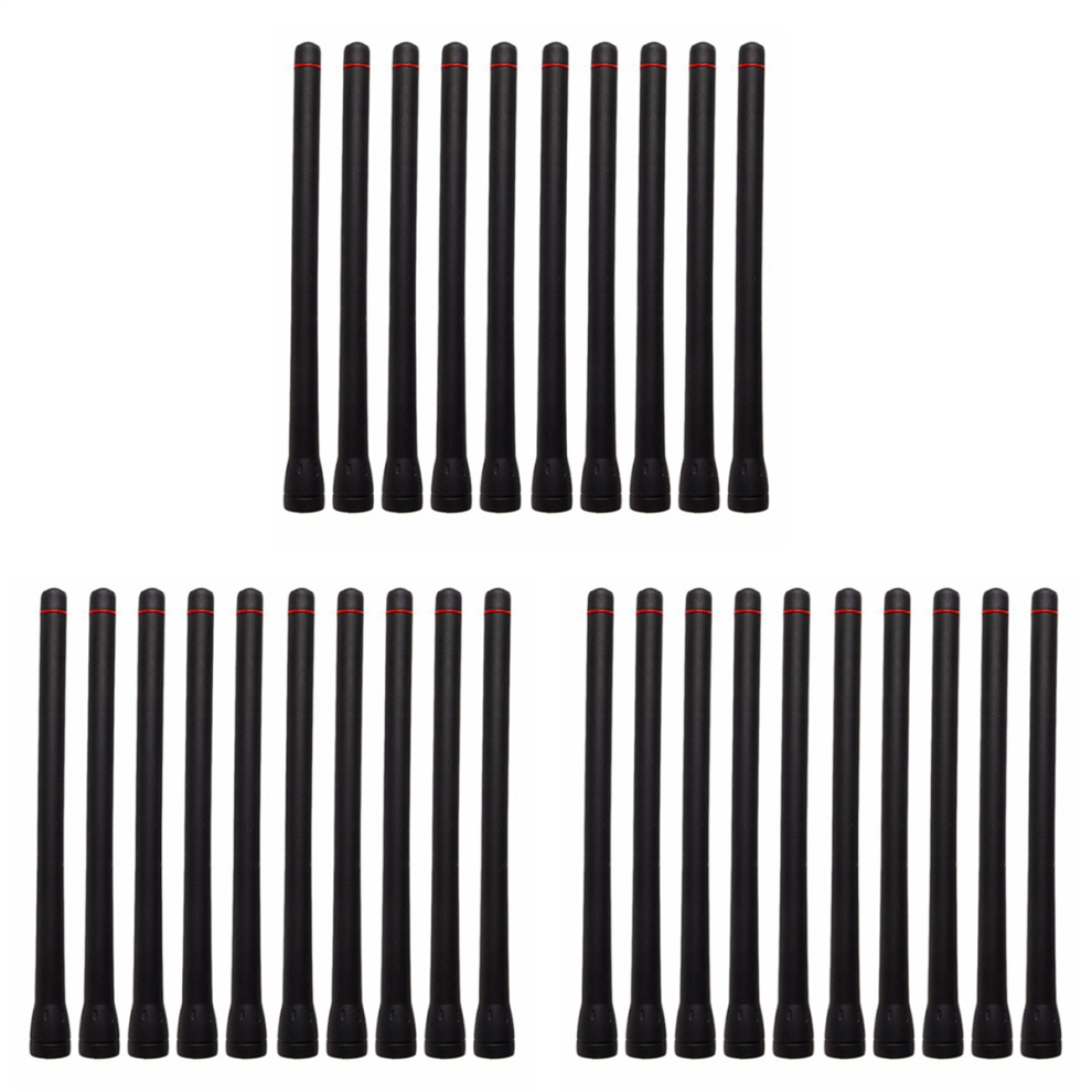 10Pcs -Sc55v Vhf Antenna For Icom Radio Ic-F1000 F16 F33g F3026 F14 Black 4713376344239