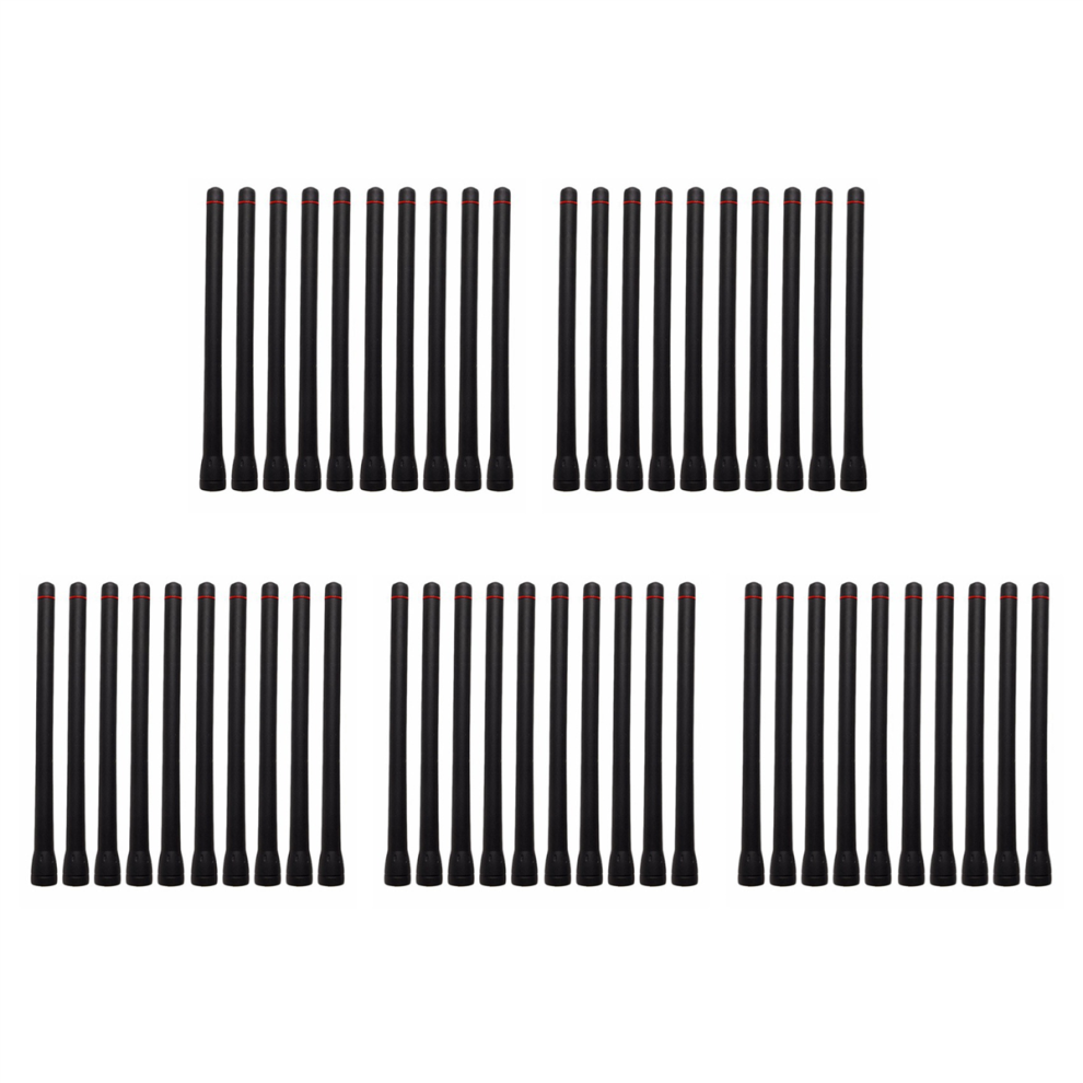 10Pcs -Sc55v Vhf Antenna For Icom Radio Ic-F1000 F16 F33g F3026 F14 Black 4713376344246
