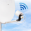 Mesh Dual Polarization 5G antenna feed horn 1700-4200MHz 2