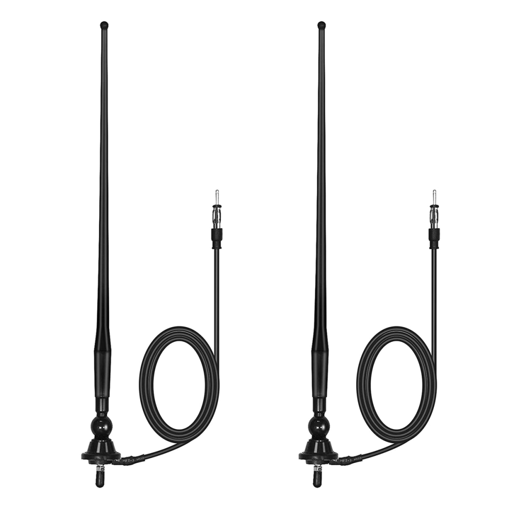 Car Flexible Rubber Mast Fm Am Antenna For Atv Utv Rzr Spa Yacht 4713376345120