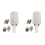 Mesh Dual Polarization 5G antenna feed horn 1700-4200MHz 1