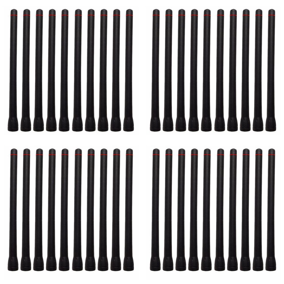 10Pcs -Sc55v Vhf Antenna For Icom Radio Ic-F1000 F16 F33g F3026 F14 Black 4713376344253