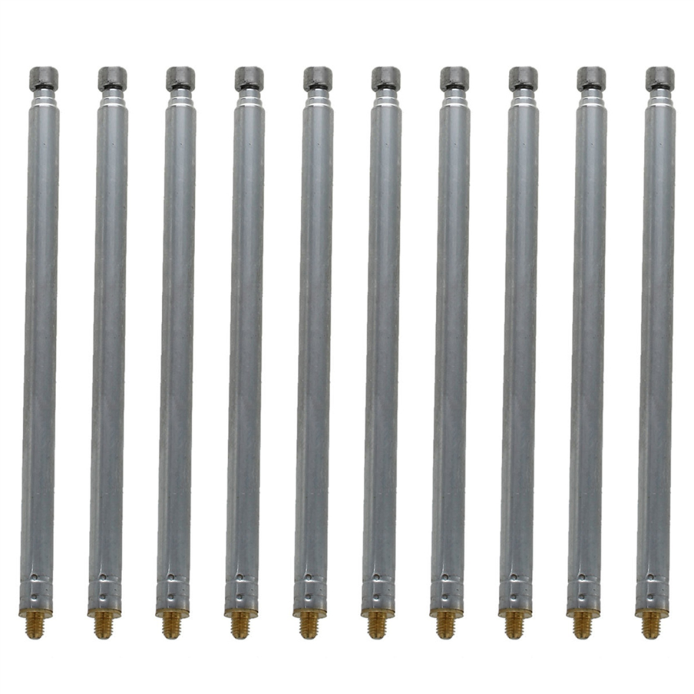 13.6 Inch 345Mm Fm Radio Tv Telescopic Whip Antenna Aerial Silver 4713376344338