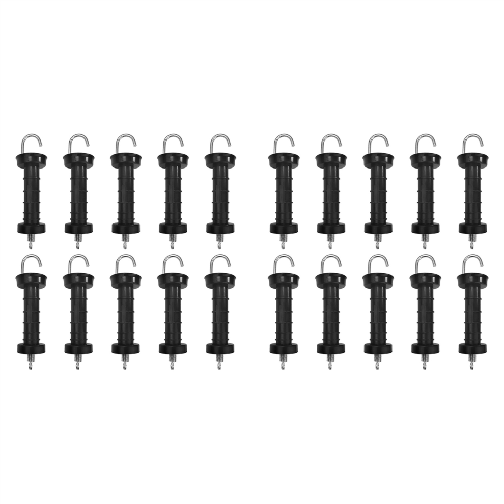10 Pcs Gate Handle For Electric Fence, Insulated Spring Tension 4713376349784