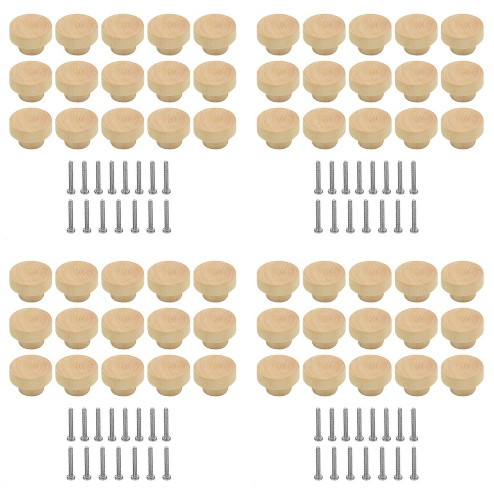 15Pcs Wooden Drawer Knobs, Furniture Knobs 4713376349869