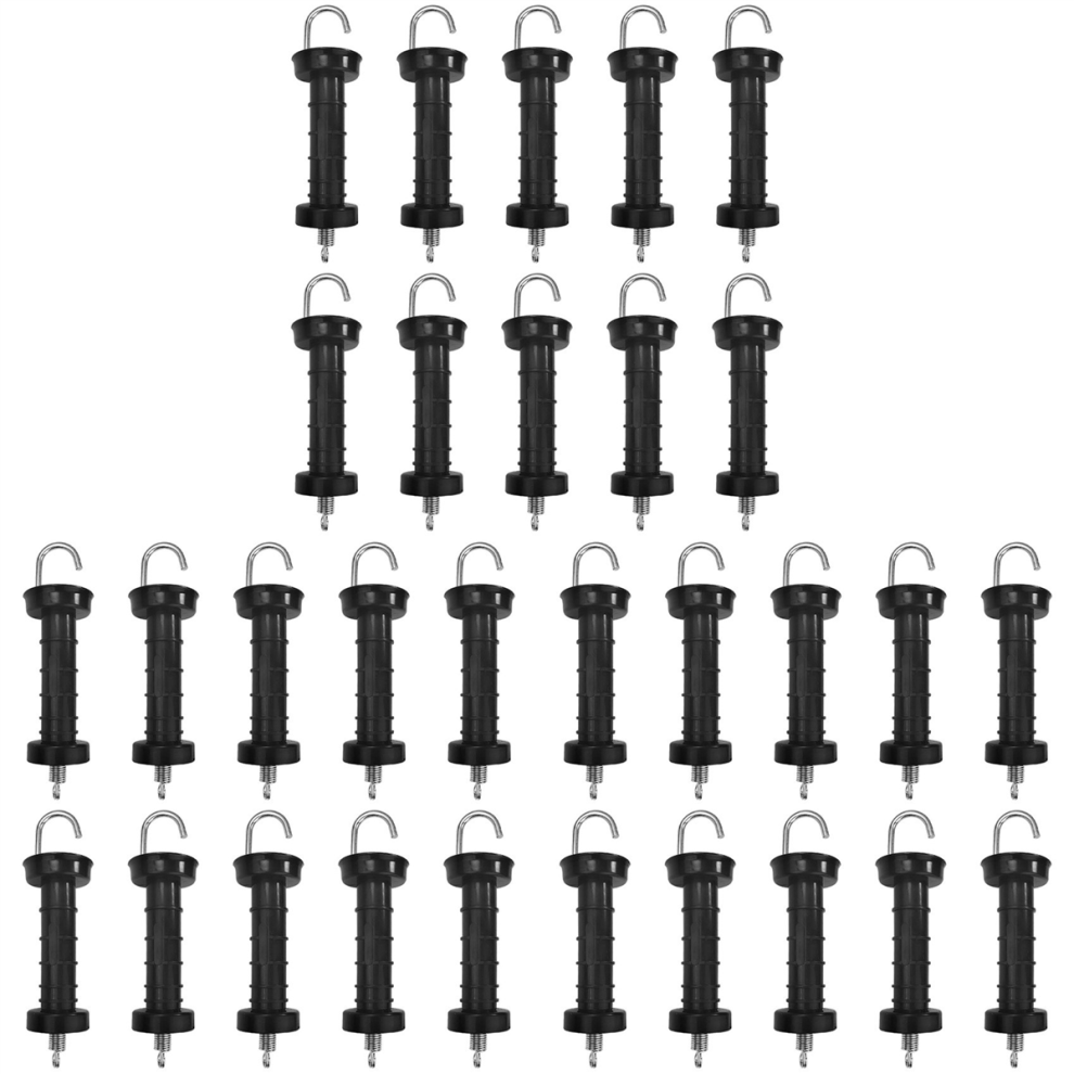 10 Pcs Gate Handle For Electric Fence, Insulated Spring Tension 4713376349791