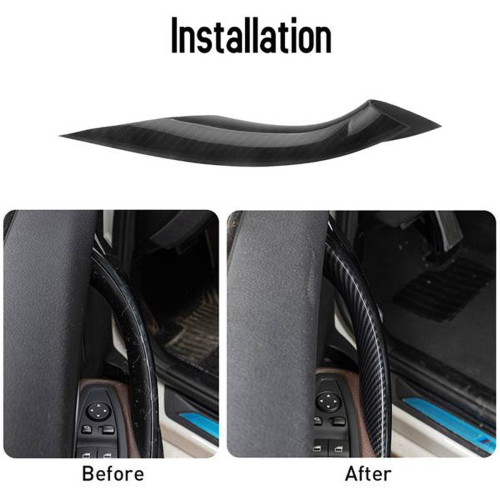 4PCS Car Interior Door Handle Cover Trim for Armrest Pull Cover B 2