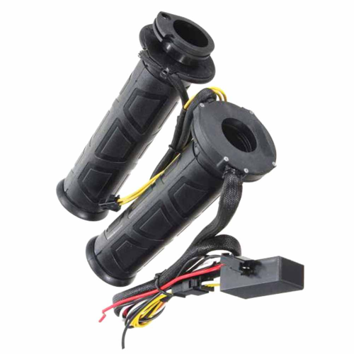 Universal Motorcycle 7/8In 22mm Electric Heated Grips Adjustable 12V 1