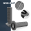 Universal Motorcycle Handlebar Grips with The Snap-in Cam Grey 2