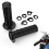 Universal Motorcycle Handlebar Grips with The Snap-in Cam Black 2