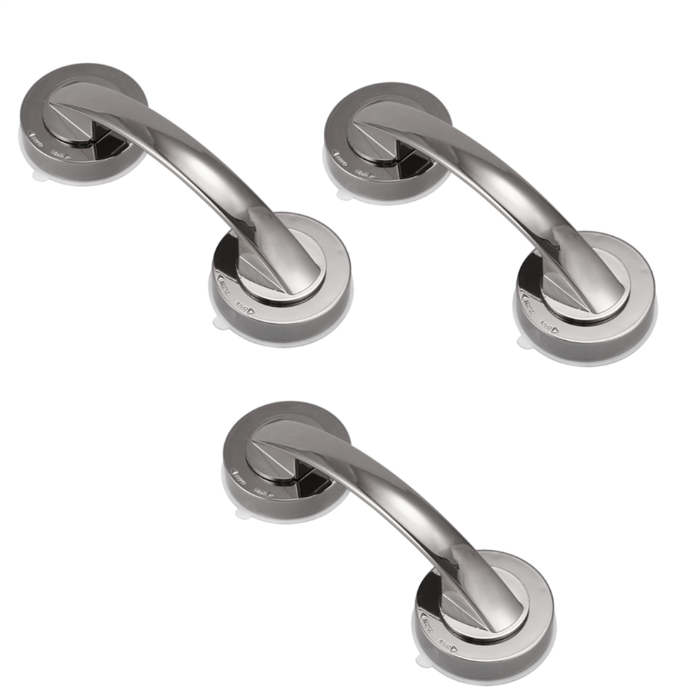 Vacuum Suction Cup Handrail Bathroom Safety Handle for Glass Door