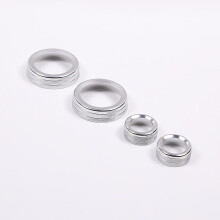 (Silver)For Chevr Corvette C7 2014-2019 O Knob Condit Knob Rative Ring -button T Volume Cover Car Accessories