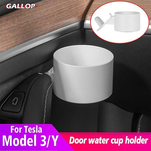 (White  Left)Car Door Interior H Stora Izer Rative Refit Protective Accessories For Tesla 2021-2022 1