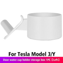 (White Left)Car Door Interior H Stora Izer Rative Refit Protective Accessories For Tesla 2021-2022