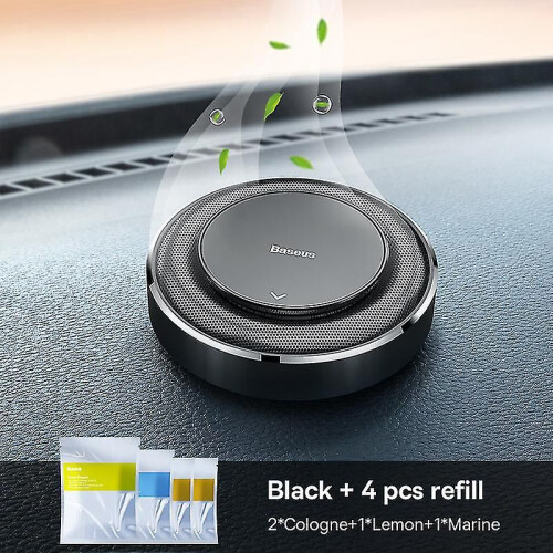 (Black)Perfume Reer Car Metal Adjable Aroma Diffuser Ner Perfume Scent