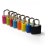 10 Pack Suitcase Locks with Keys,Multicolor Small Luggage Padlocks 4