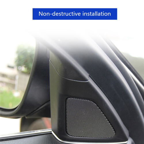 Car Door Panel Audio Horn Cover Tweeter Speaker Cover Trim 2