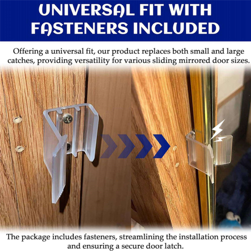 RV Sliding Mirrored Door Latch H527 Universal Mirror 2