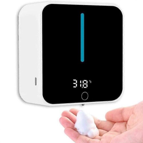 Wall Mounted Foaming Soap Dispenser Touchless Hand Soap Dispenser Rechargeable Automatic Infrared Sensor Soap Dispenser HG 1