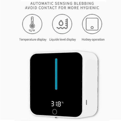 Wall Mounted Foaming Soap Dispenser Touchless Hand Soap Dispenser Rechargeable Automatic Infrared Sensor Soap Dispenser HG 2
