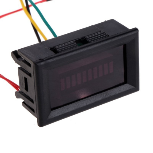 12V Universal Motorcycle Car Oil Scale Meter 2