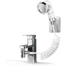 Hand Showers Non-Impact Shower Head Bathroom Faucet Adjustable Shower Set - Hand Shower with Quick Connector Detachable Hose Hair Washing HG