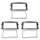 2 Din Car Radio Fascia DVD Player Panel Kits Stereo Dash Frame 2