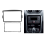 2Din Car Fascia for Duster Car DVD Frame Kit 2