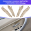 Four Doors Car Interior Door Pull Handle Cover Armrest Bracket 4