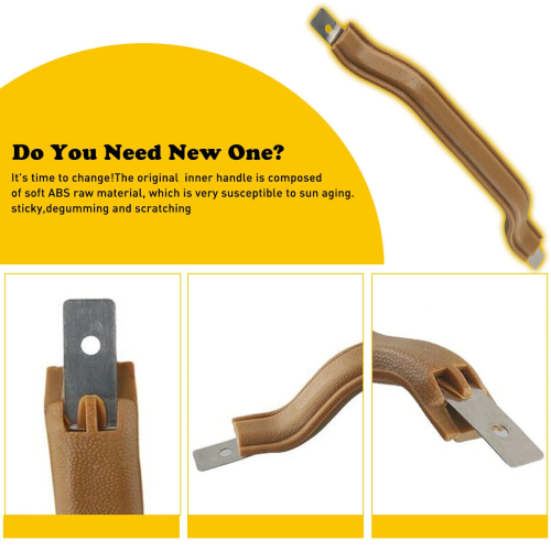 Car Inner Door Handle Pull Strap Trim for CJ5 CJ7 CJ8 Brown 2