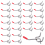 25x Single Pegboard Hooks 50mm Wall Retail Display Shop Peg Fits 25mm 2