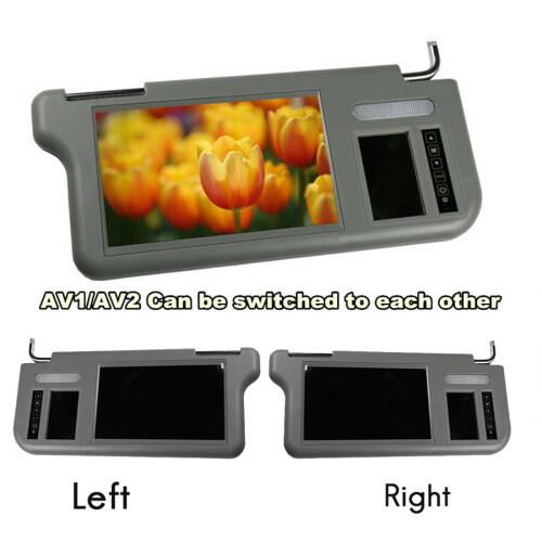 7 Inch Car Sunvisor Interior Rear View Screen (Right) Sun Visor 1