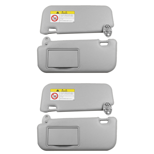 Car Sun Visor for 2014 2015 2016 2017 with Mirror Gray 1