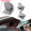 2Pcs Gray Sun Visor Hook Holder Clip MR779704 MR779705 2