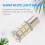 10X Warm White 27 SMD LED Trailer Interior Light Bulbs 2