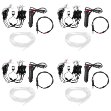 10 in 1 LED 8M Interior Decoration Car Fiber Optic Strip Light 12V
