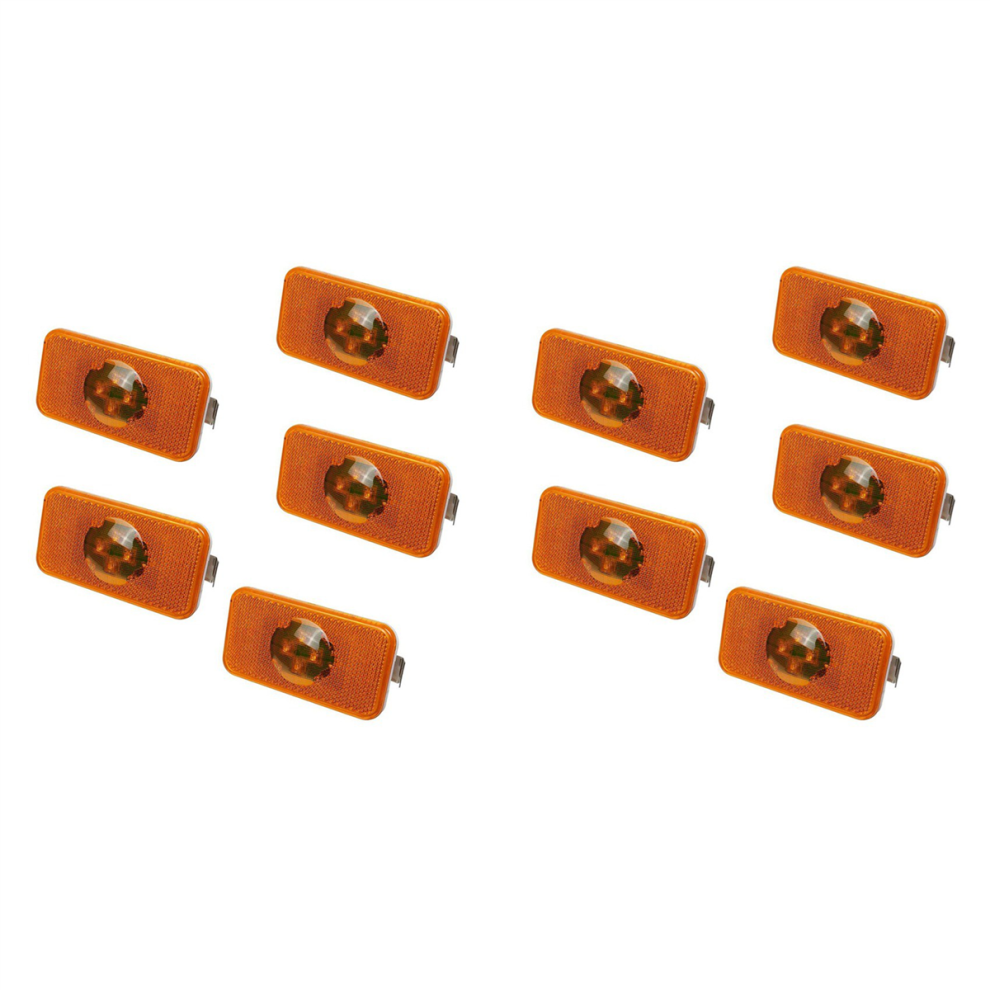 5Pcs 24V Truck Led Indicator Lamp 4 Led For Trucks Fm/ Amber 4714181683834