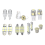 14Pcs LED Interior Package Kit for T10 36mm Dome License Plate Lights 1