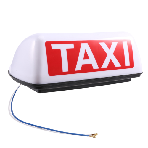 12V Waterproof Top Sign Magnetic Meter Cab Lamp Light LED - White 2